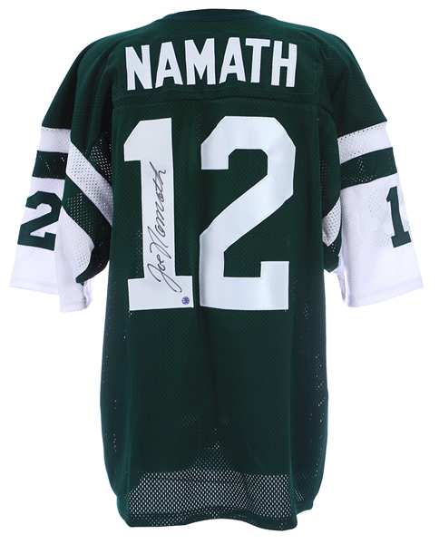 1995 Joe Namath New York Jets Signed Jersey (JSA)