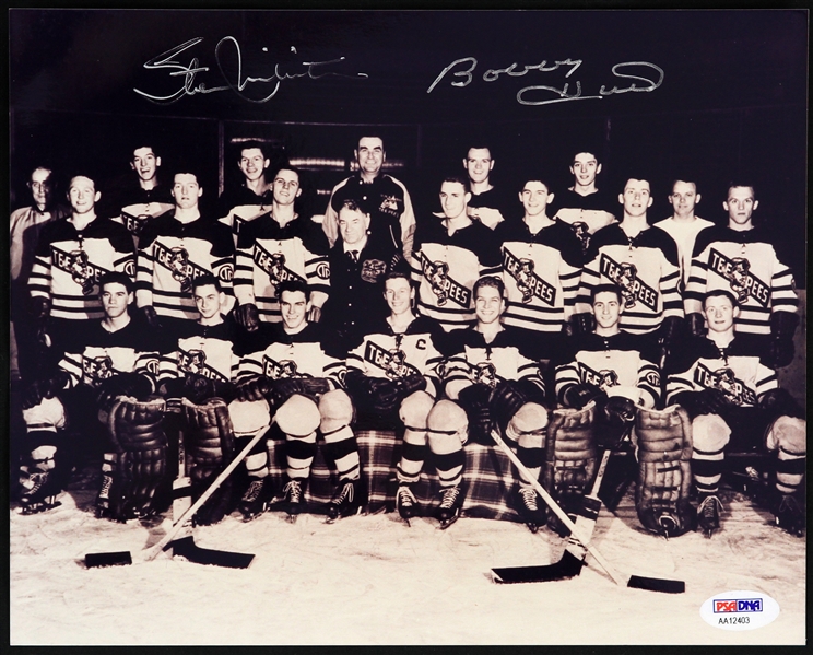 2000s Bobby Hull Stan Mikita St. Catherines Tee Pees Signed 8" x 10" Photo (PSA/DNA)