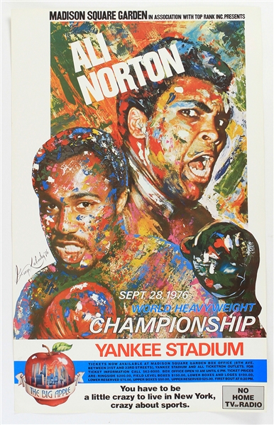 1976 (September 28) Muhammad Ali Ken Norton Heavyweight Title Fight 25" x 35" Poster