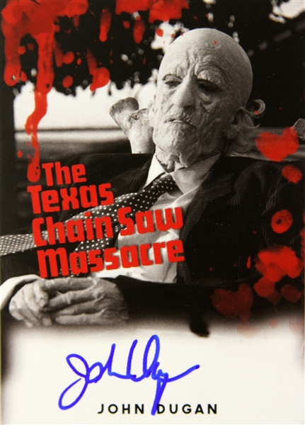 1974 John Dugan Texas Chainsaw Massacre Signed LE Trading Card (JSA)