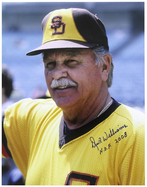 1982-1985 Dick Williams San Diego Padres Signed 11"x 14" Photo (JSA)