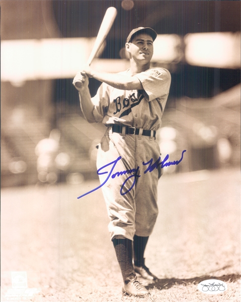 1942-51 Tommy Holmes Boston Braves Signed 8" x 10" Photo (*JSA*)