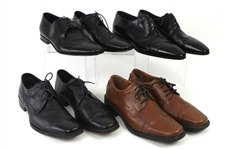 1990s-2000s William Shatner Worn Leather Dress Shoes Collection - Lot of 4 Pairs w/ Artioli, Boss, Coach & Ecco (Shatner LOA/MEARS LOA)