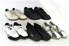 1990s-2000s William Shatner Worn Leather Sneaker & Casual Shoes Collection - Lot of 5 Pairs w/ Nike, Pony, Alberto Guardiani & Mark Nason (Shatner LOA/MEARS LOA)