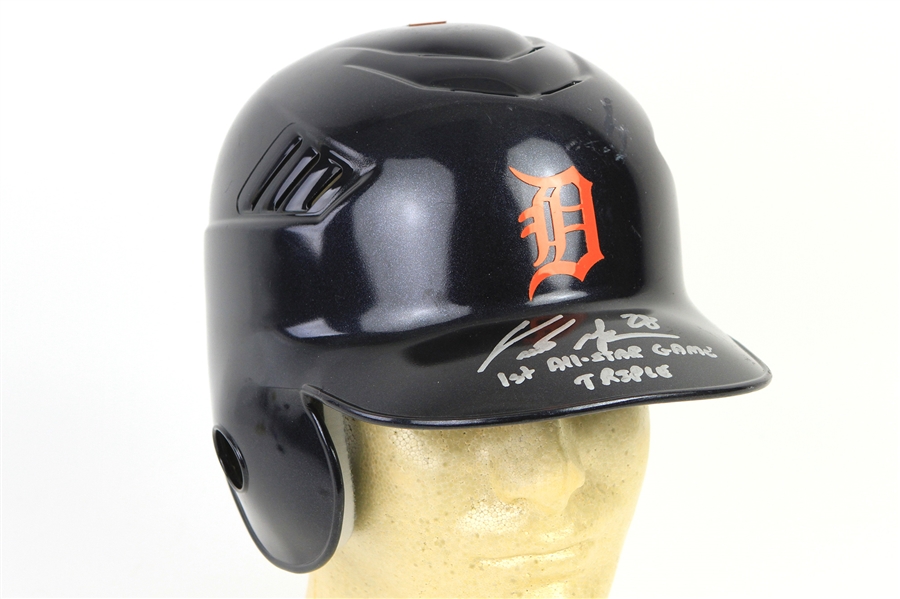 2009 Curtis Granderson Detroit Tigers Signed & Inscribed All Star Game Worn Batting Helmet (MEARS LOA/JSA/MLB Hologram)