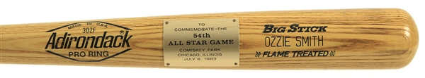 1983 Ozzie Smith St. Louis Cardinals Signed Adirondack All Star Game Bat (JSA)