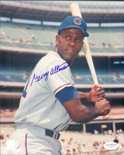 1959-67 George Altman Chicago Cubs Signed 8" x 10" Photo (*JSA*)