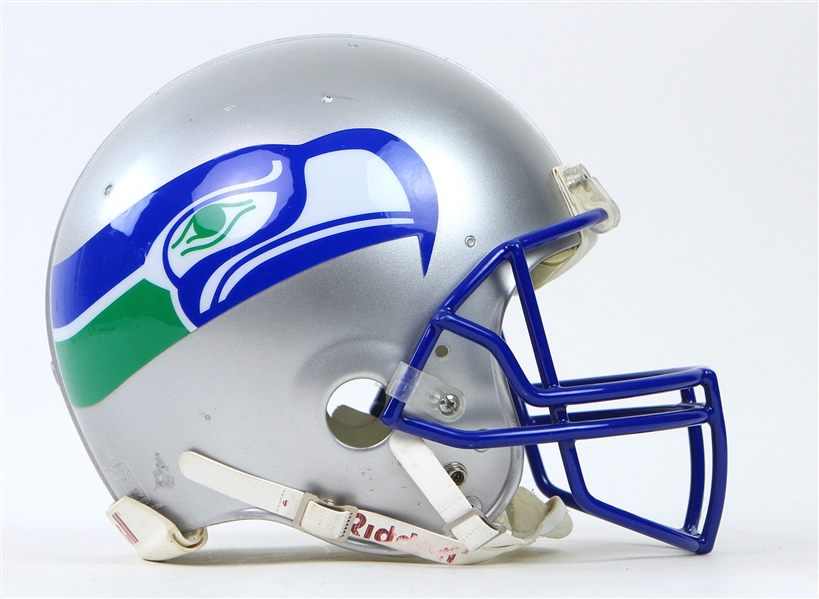 Lot Detail - 1990's Seattle Seahwaks Game Worn Football Helmet (mears Loa)