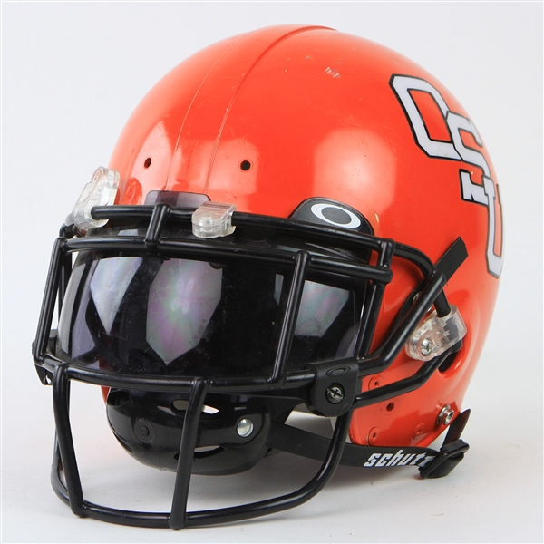 1983-84 Oregon State Beavers Game Worn Football Helmet (MEARS LOA)