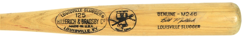 1976 Bill Madlock Chicago Cubs Signed & Inscribed H&B Louisville Slugger Professional Model Game Used Bat (MEARS A8/JSA) NL Batting Champ Season