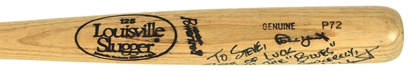 1990 Robin Yount Milwaukee Brewers Signed Louisville Slugger Professional Model Game Used Bat (MEARS A7/JSA)