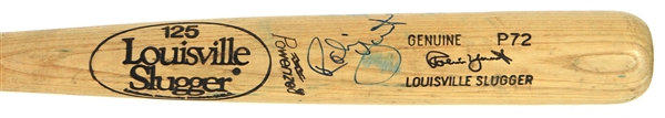 1980-83 Robin Yount Milwaukee Brewers Signed Louisville Slugger Professional Model Game Used Bat (MEARS A10/JSA)