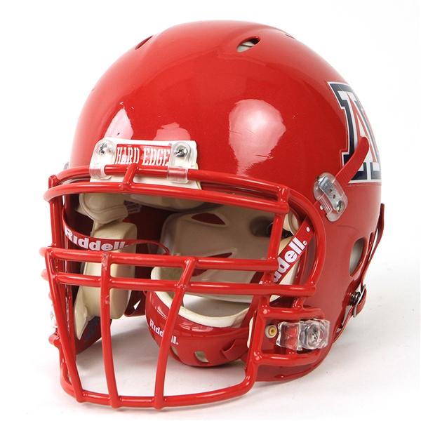 2012-14 Arizona Wildcats Game Worn Football Helmet (MEARS LOA)