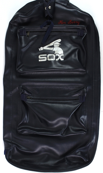 1988-89 Ken Berry Chicago White Sox Hanging Garment Bag (MEARS LOA) 