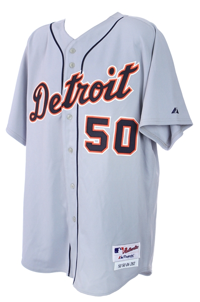 2006 Andrew Miller Detroit Tigers Signed Game Worn Road Jersey (MEARS A10/JSA)