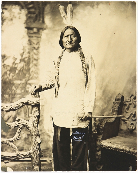 1880s Sitting Bull Lakota Chief 8" x 10" DF Barry Photo