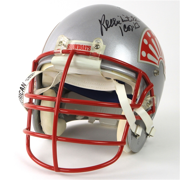 1984-85 Reggie White Memphis Showboats Signed Full Size Professional Model Helmet (JSA)