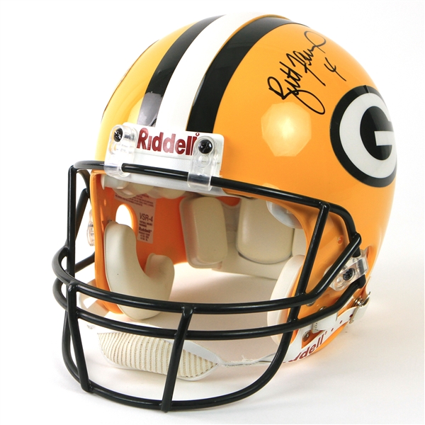 1997 Brett Favre Green Bay Packers Signed Super Bowl XXXI Full Size Professional Model Helmet (JSA)