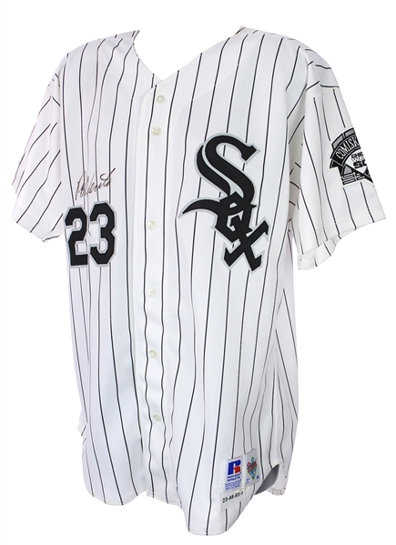 1993 Robin Ventura Chicago White Sox Signed Game Worn Home Jersey (MEARS A10/JSA)