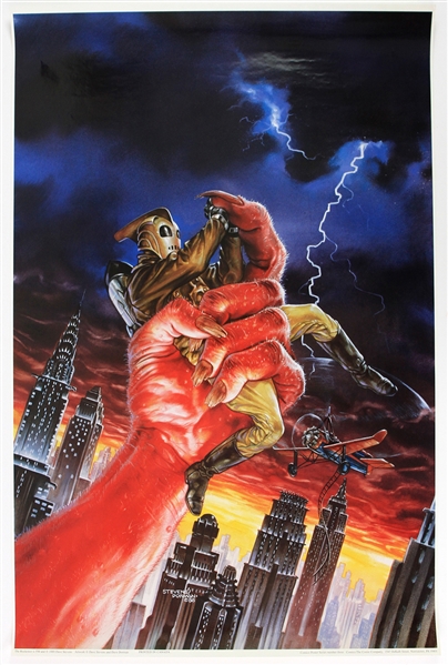 1989 The Rocketeer 23.5" x 36" Comico Series #3 Poster