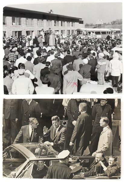 1960-63 John F. Kennedy 35th President of the United States Original Photos - Lot of 2