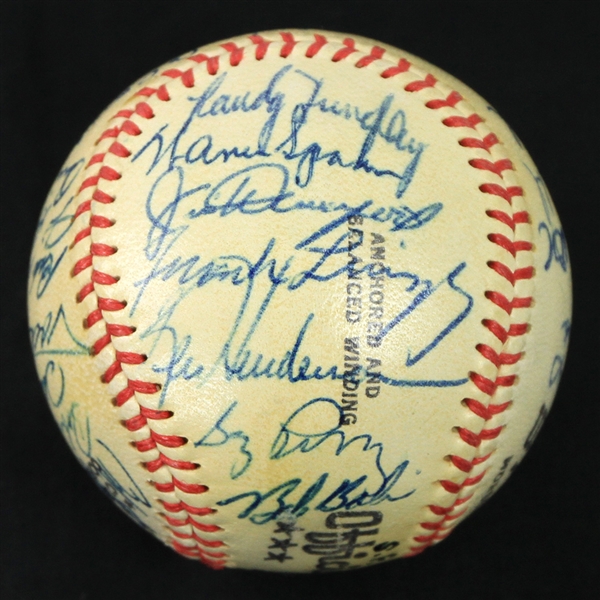 Lot Detail - 1965 San Francisco Giants Team Signed Baseball w/ 29 ...