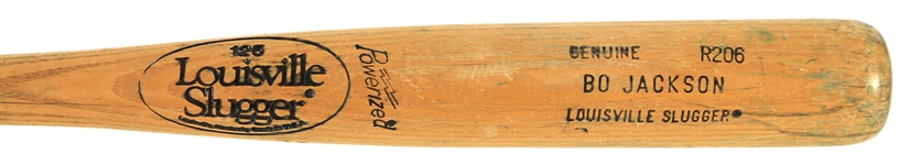 1986-87 Bo Jackson Kansas City Royals Louisville Slugger Professional Model Game Used Bat (MEARS A7) Rookie Era