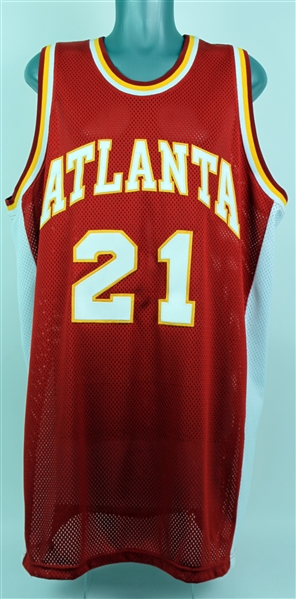 1982-83 Dominique Wilkins Atlanta Hawks High Modern Tribute Rookie Season Jersey 