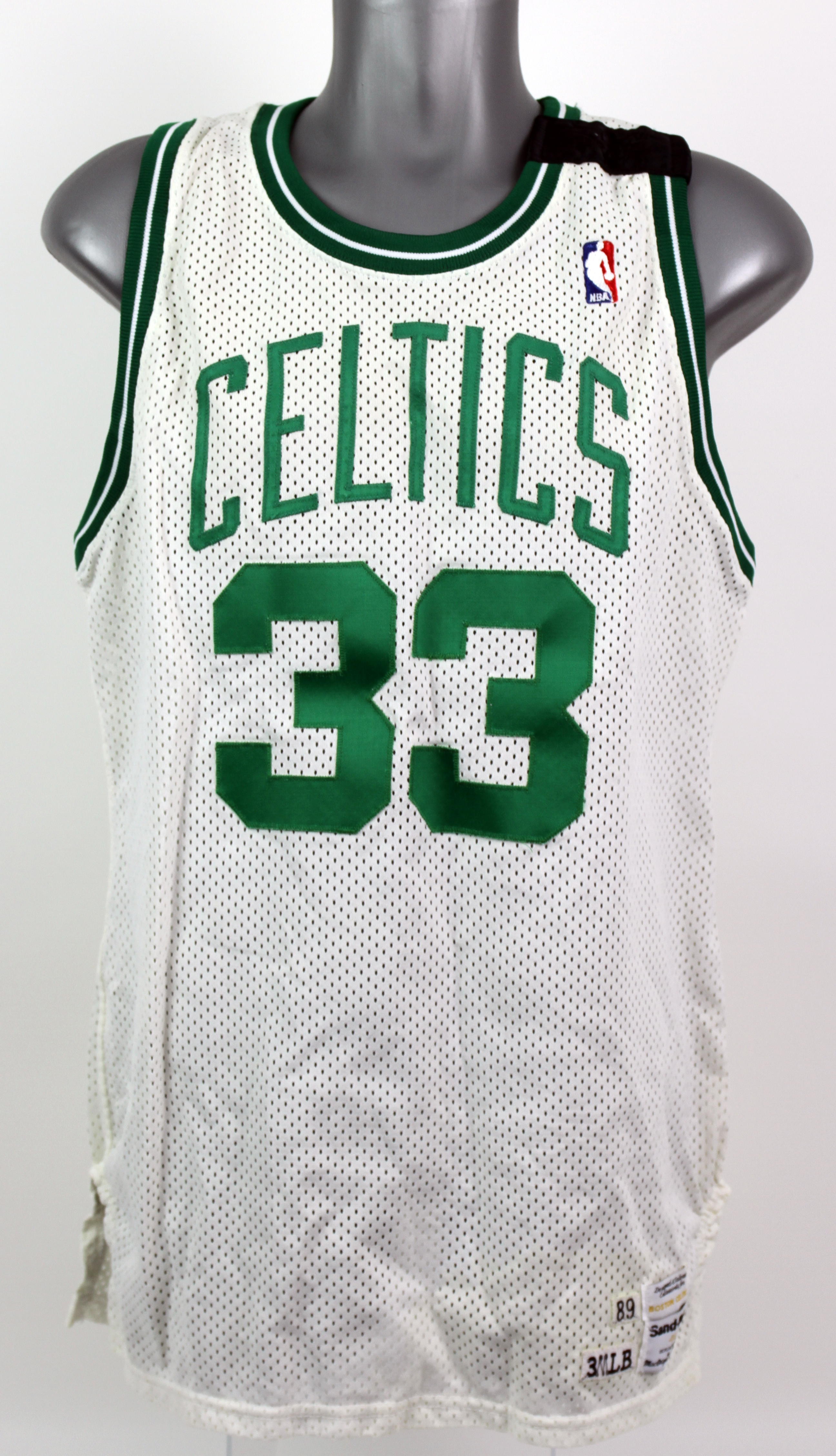 Lot Detail - 1989/90 Larry Bird Game Worn and Signed Boston