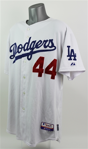 2009 Vicente Padilla Los Angeles Dodgers Signed Game Worn Home Jersey (MEARS LOA/JSA)