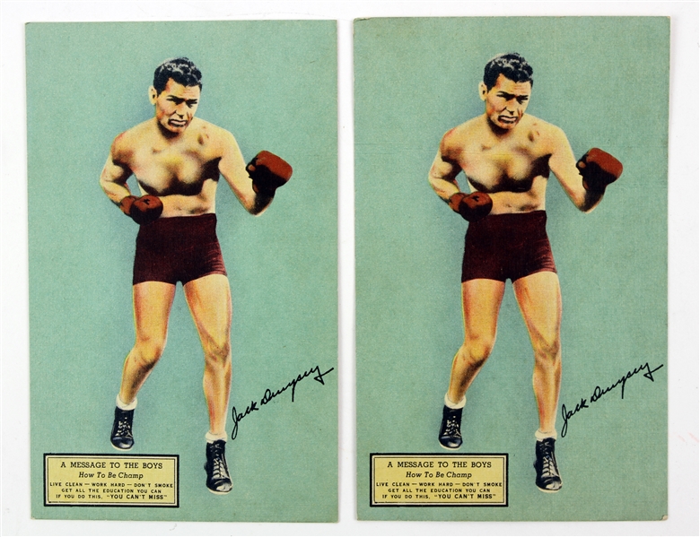 Jack Dempsey Great Northern Hotel Postcards