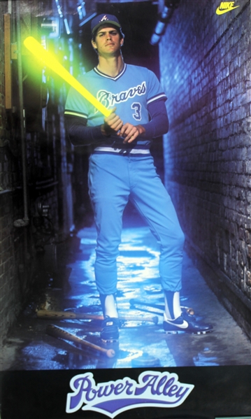 1982-83 Dale Murphy Atlanta Braves Power Alley 22" x 36" Nike Poster