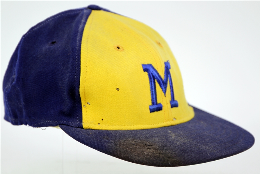 1974 Milwaukee Brewers Game Worn Cap (MEARS LOA)