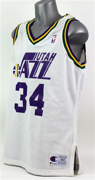 1993-96 Bryon Russell Utah Jazz Retail Jersey