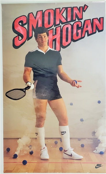 1980s Marty Hogan "Smokin Hogan" 22 x 36 Nike Poster