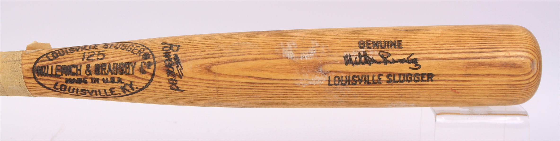 1971-72 Milt Ramirez St. Louis Cardinals H&B Louisville Slugger Professional Model Bat (MEARS LOA)