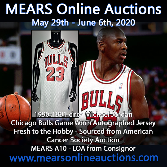 Sold at Auction: MICHAEL JORDAN SIGNED AND JSA GRADED CHICAGO BULLS JERSEY