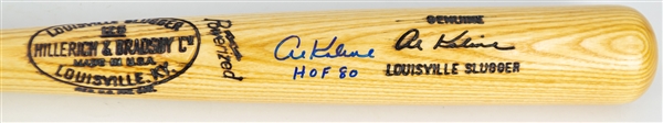 1995 Al Kaline Detroit Tigers Signed H&B Louisville Slugger Bat (JSA)
