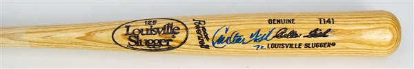 1990s Carlton Fisk Chicago White Sox Signed Louisville Slugger Bat (JSA)