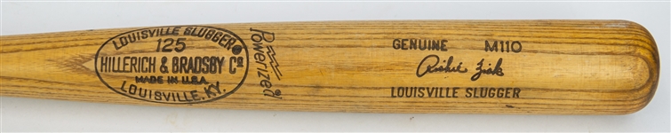 1977-79 Richie Zisk White Sox/Rangers H&B Louisville Slugger Professional Model Game Used Bat (MEARS LOA)
