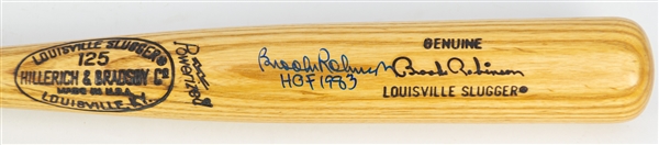 1990s Brooks Robinson Baltimore Orioles Signed H&B Louisville Slugger Bat (JSA)