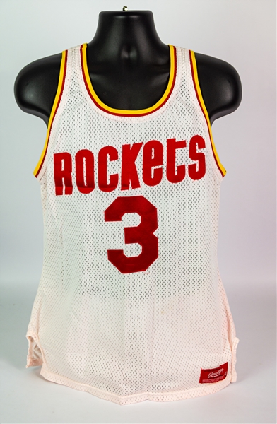 1983-86 Craig Ehlo Houston Rockets Game Worn Home Jersey (MEARS A10)