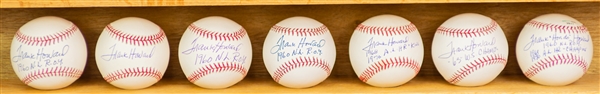 2000s Frank Howard Washington Senators Signed Baseballs - Lot of 7 (JSA)