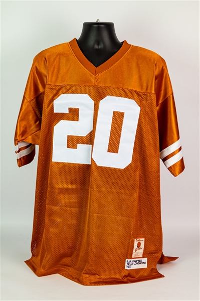 1977 Earl Campbell Texas Longhorns Gridiron Greats Reproduction Jersey