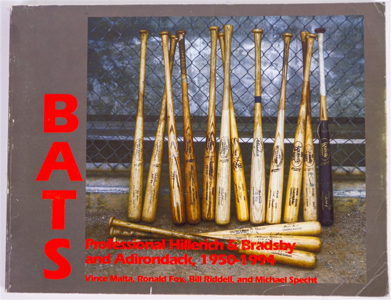 1995 Bats Professional Hillerich & Bradsby and Adirondack 1950-1994 Guidebook