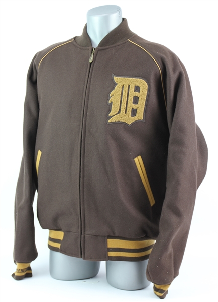 2000s Detroit Tigers Mitchell & Ness Quilted Wool Jacket