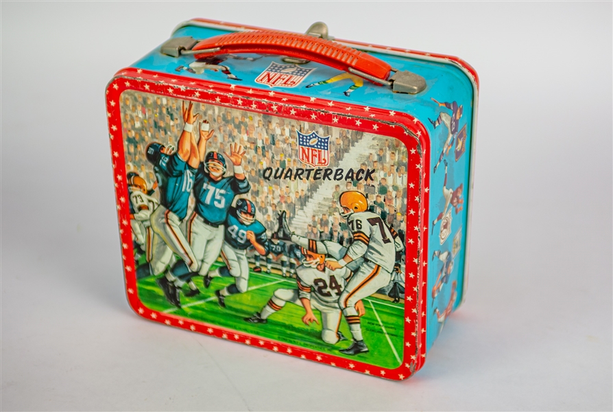 1964 NFL Quarterback Aladdin Industries Lunchbox & Thermos