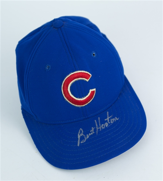2000s Burt Hooton Chicago Cubs Signed Adjustable Cap (*JSA*)