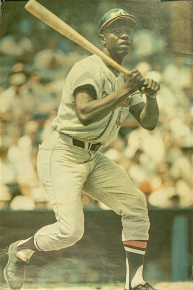 1954-1974 Hank Aaron Milwaukee Braves Poster 