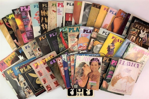 1960s-1980s Playboy Magazines (Lot of 130+)